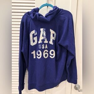 GAP Royal Blue Zip-Up Hoodie